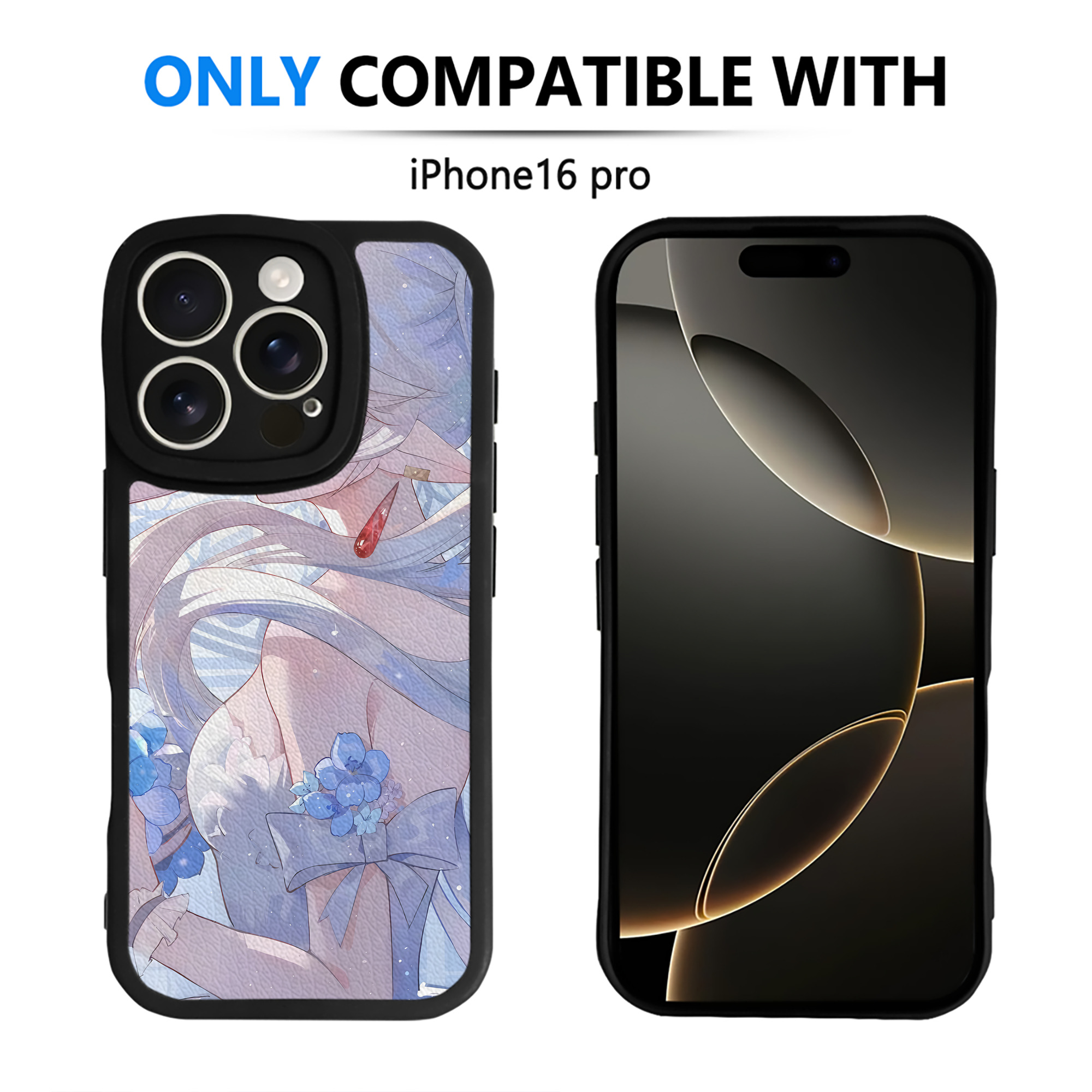 （画像用） 葬送のフリーレン Frieren 【iPhone 16シリーズ対応】シリコンスマホケース（レザー調） 材質：シリコン